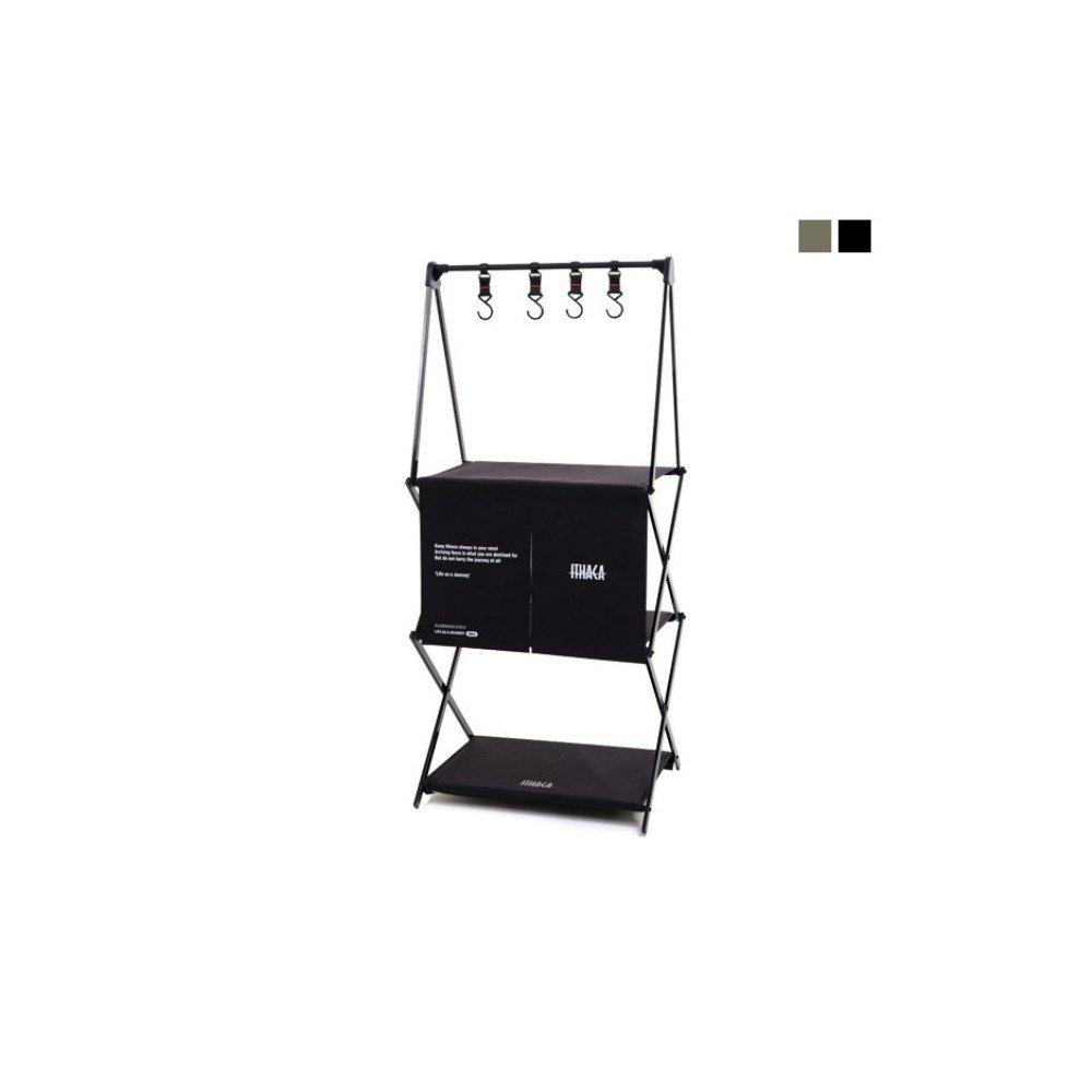 이타카 알루미늄 3단 쉘프