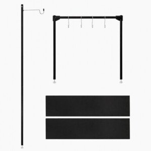 이타카 밤부 테이블 올인원 3종 세트 랜턴스탠드 캠핑행어 (1000000050) > 캠핑/레저